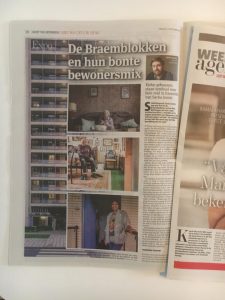 Artikel Gazet van Antwerpen 6 oktober Groeten uit de Braemblokken