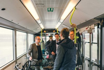 Fietsbus Antwerpen port of antwerp