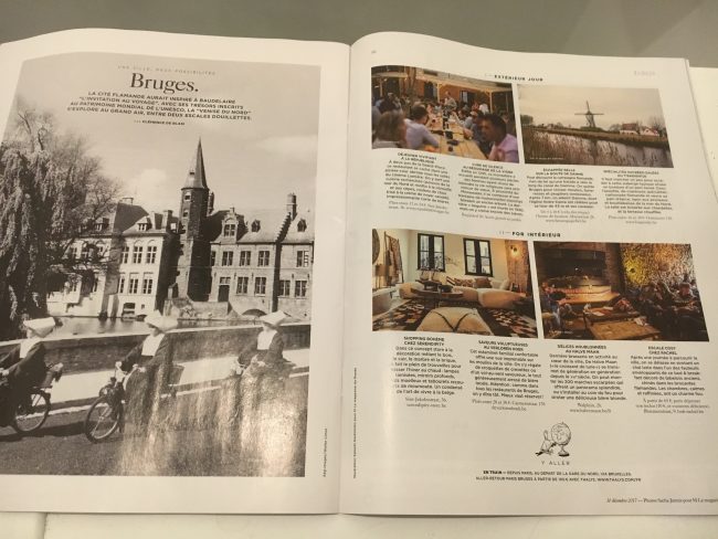 Publicatie in La magazine du Monde - Sacha Jennis - Bruges