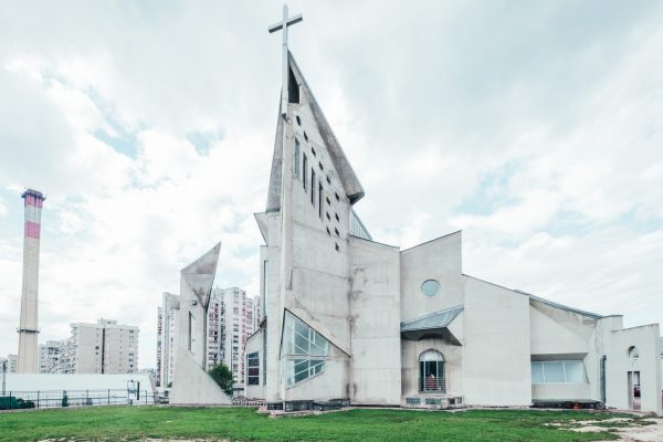Brutalist architecture in Europe Architecture photograghy brutalism Sarajevo church