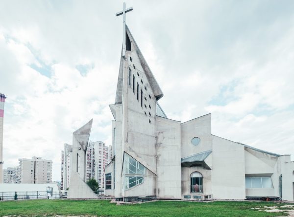 Brutalist architecture in Europe Architecture photograghy brutalism Sarajevo church