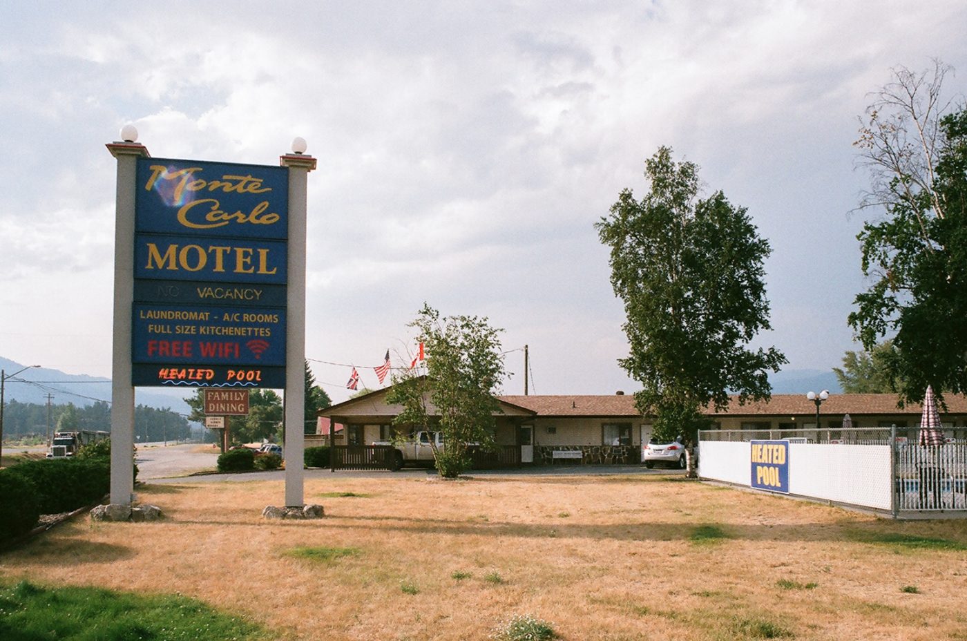 roadside motel in British Columbia, Canada 